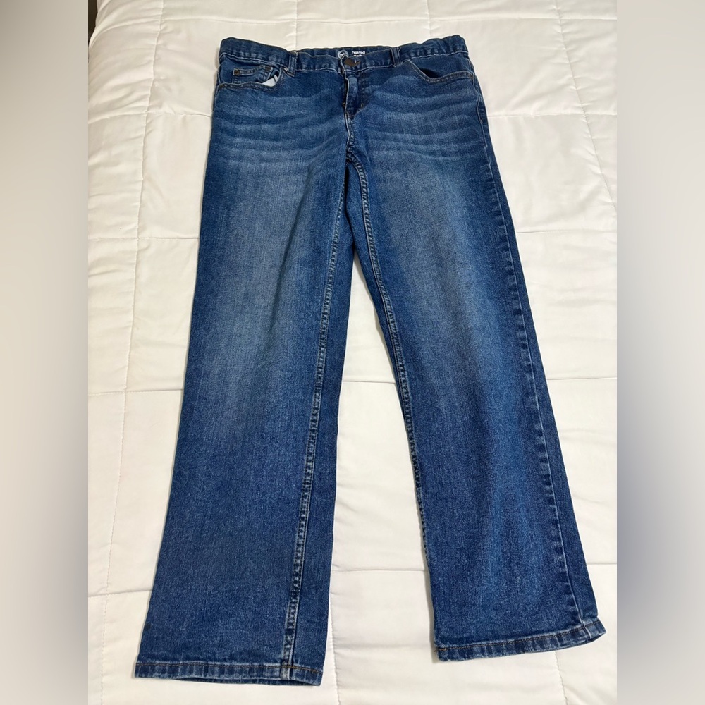 wonder nation Blue Wide-Leg Kids Jeans